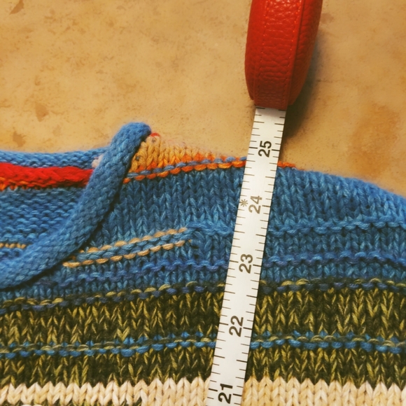 Coldwater Creek Multicolor Stripe Sweater Size M - Picture 7 of 7